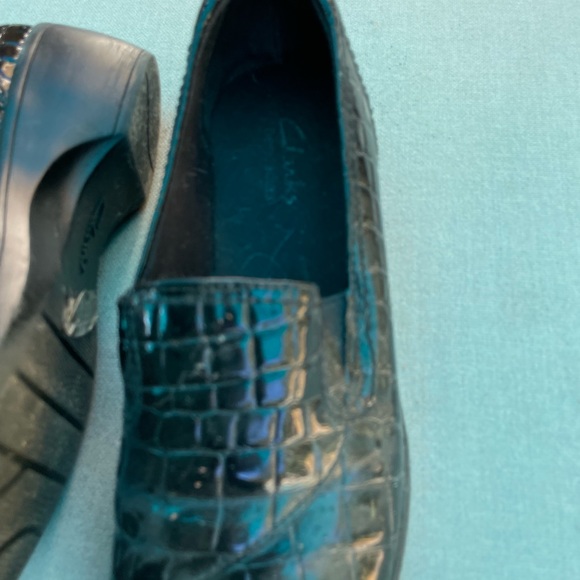 Clark’s patent wedge mock crock black - Picture 4 of 4